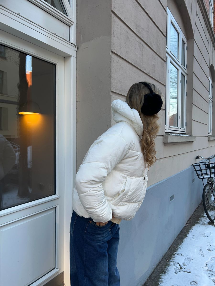 Aijo puffer jakke - Hvid