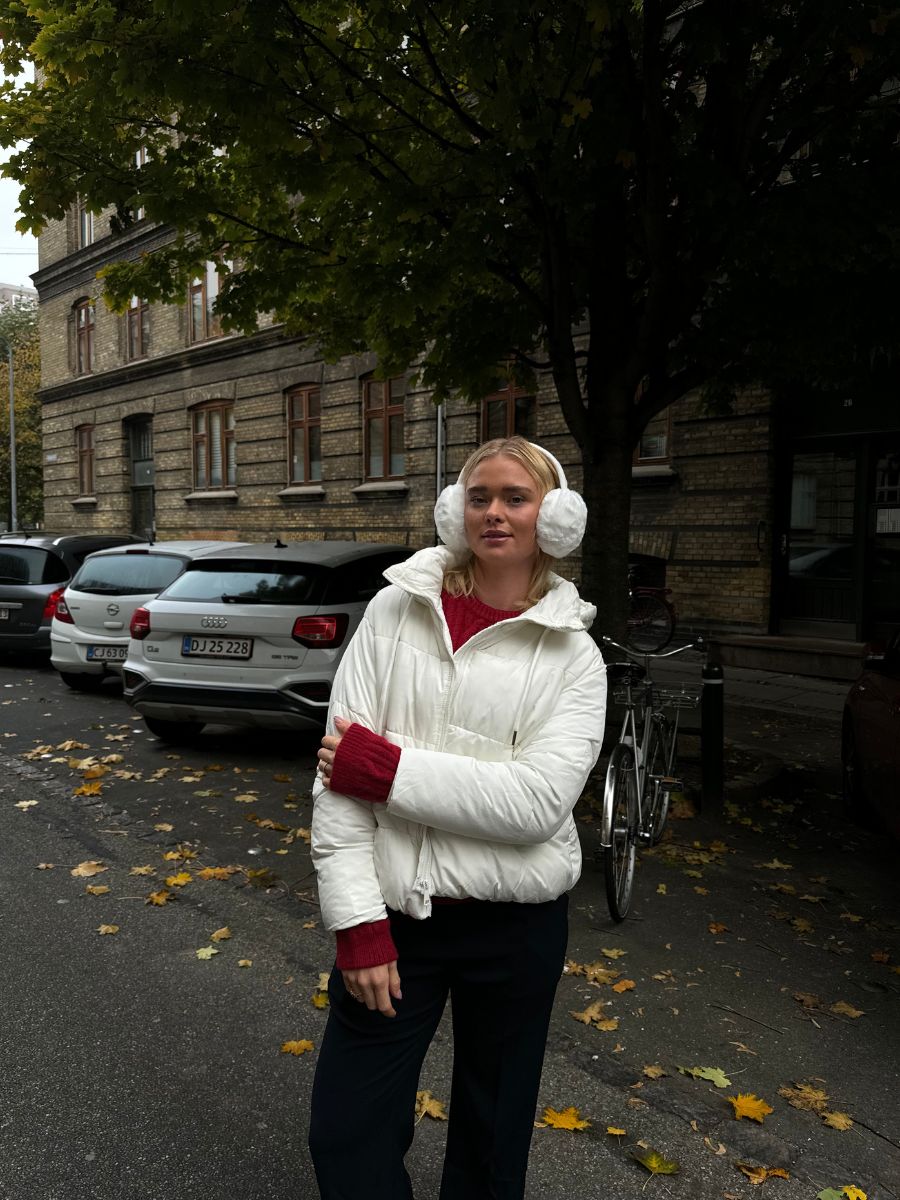 Aijo puffer jakke - Hvid