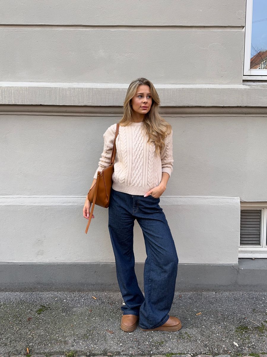 Astrid strik - Beige