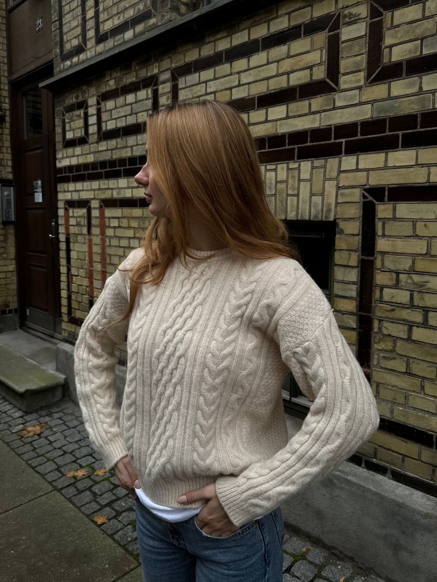 Astrid strik - Beige