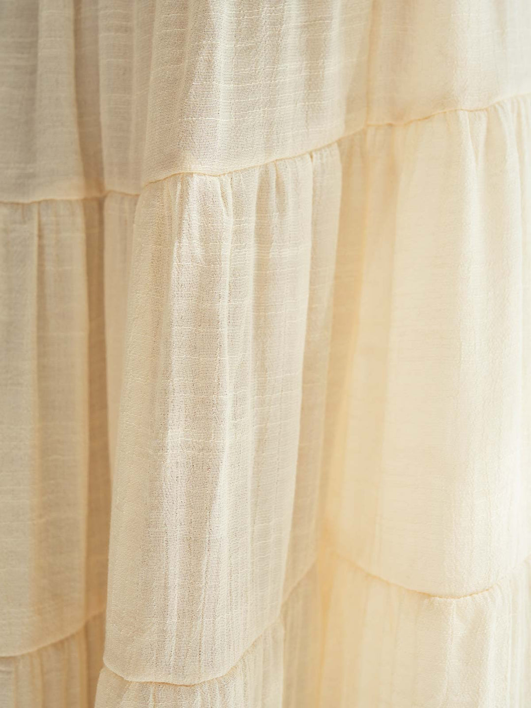 Emilia layer maxi nederdel - Lysegul