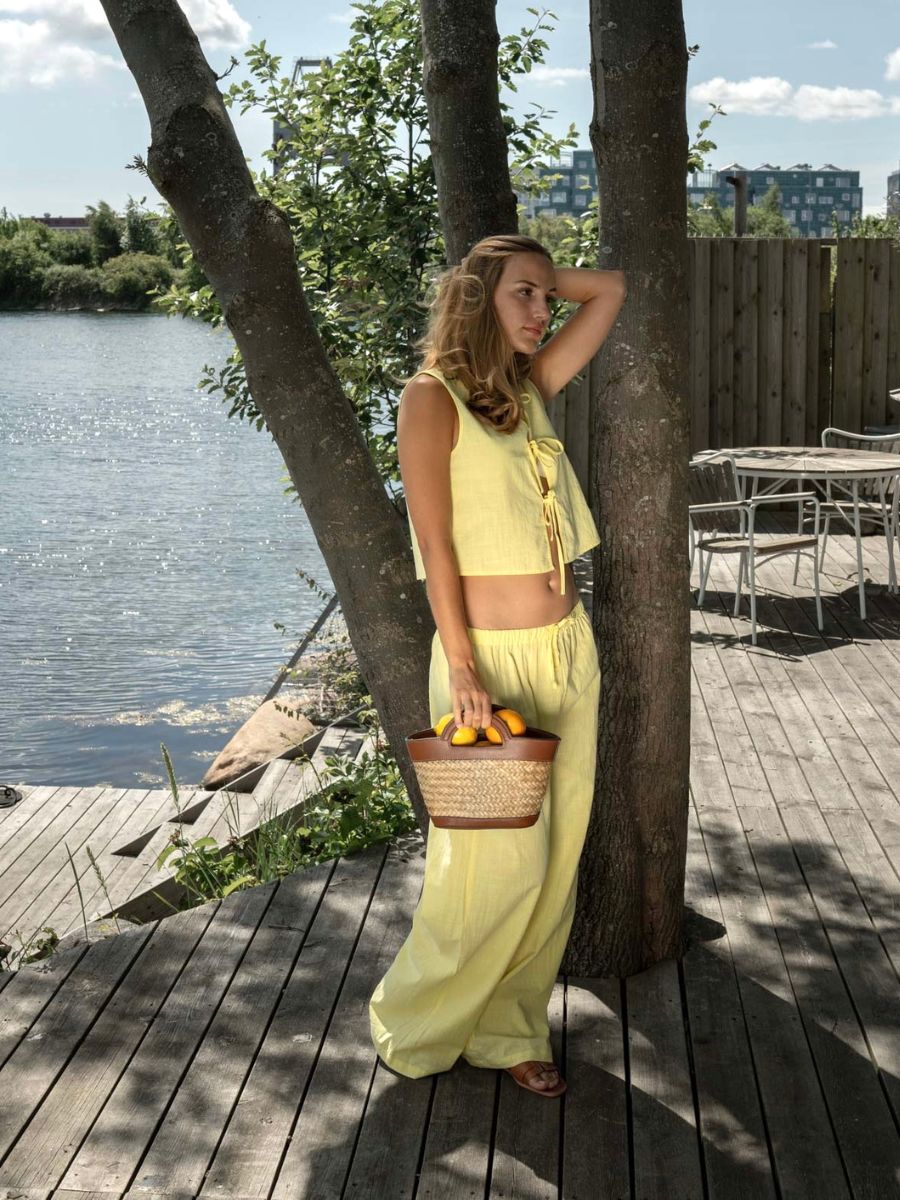 Elva hørvest - Lysegul