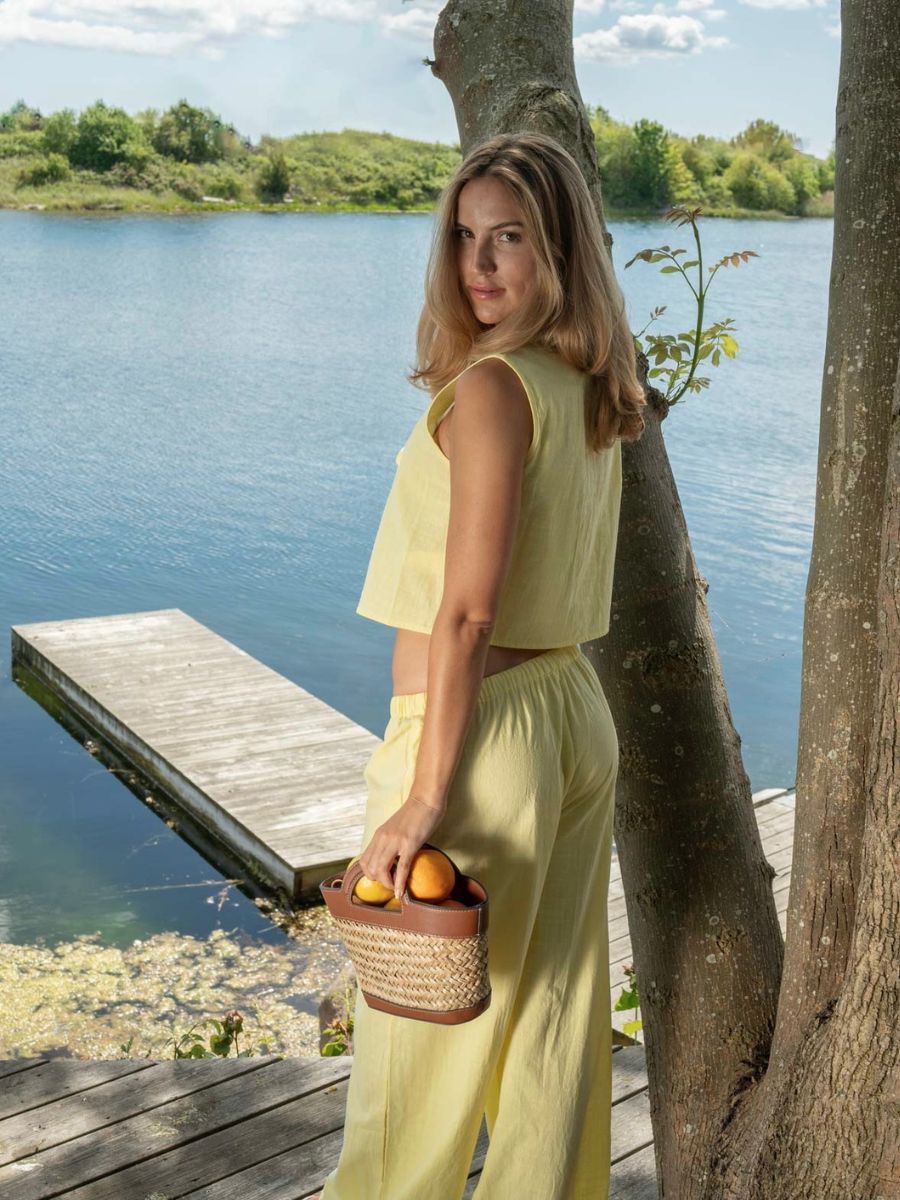 Elva hørvest - Lysegul