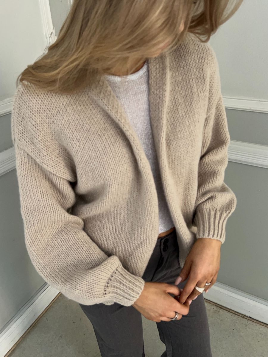 Emery strik cardigan - Beige