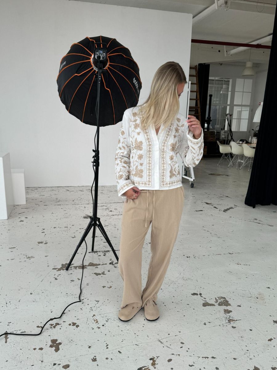 Emma skjorte - Beige
