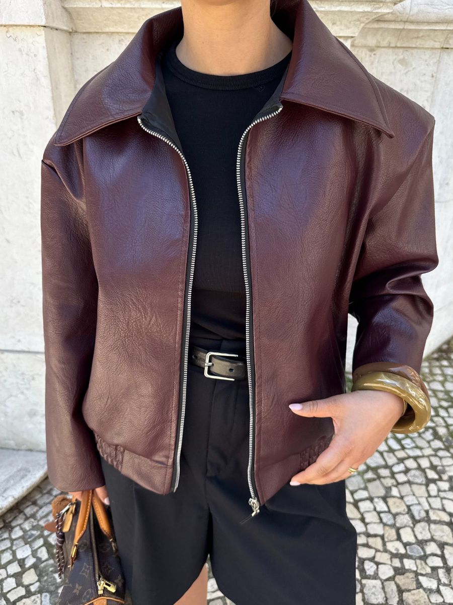 Emmy jakke - Burgundy