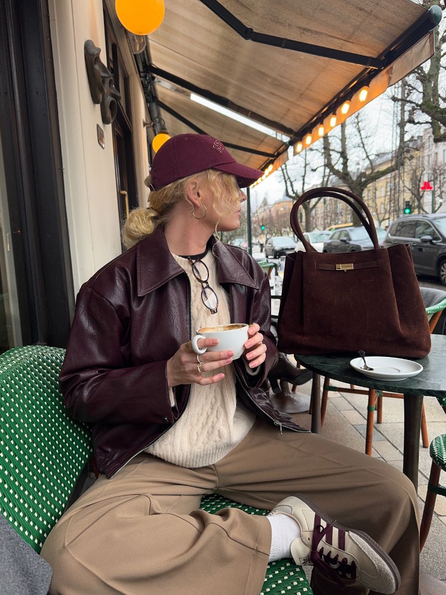 Emmy jakke - Burgundy