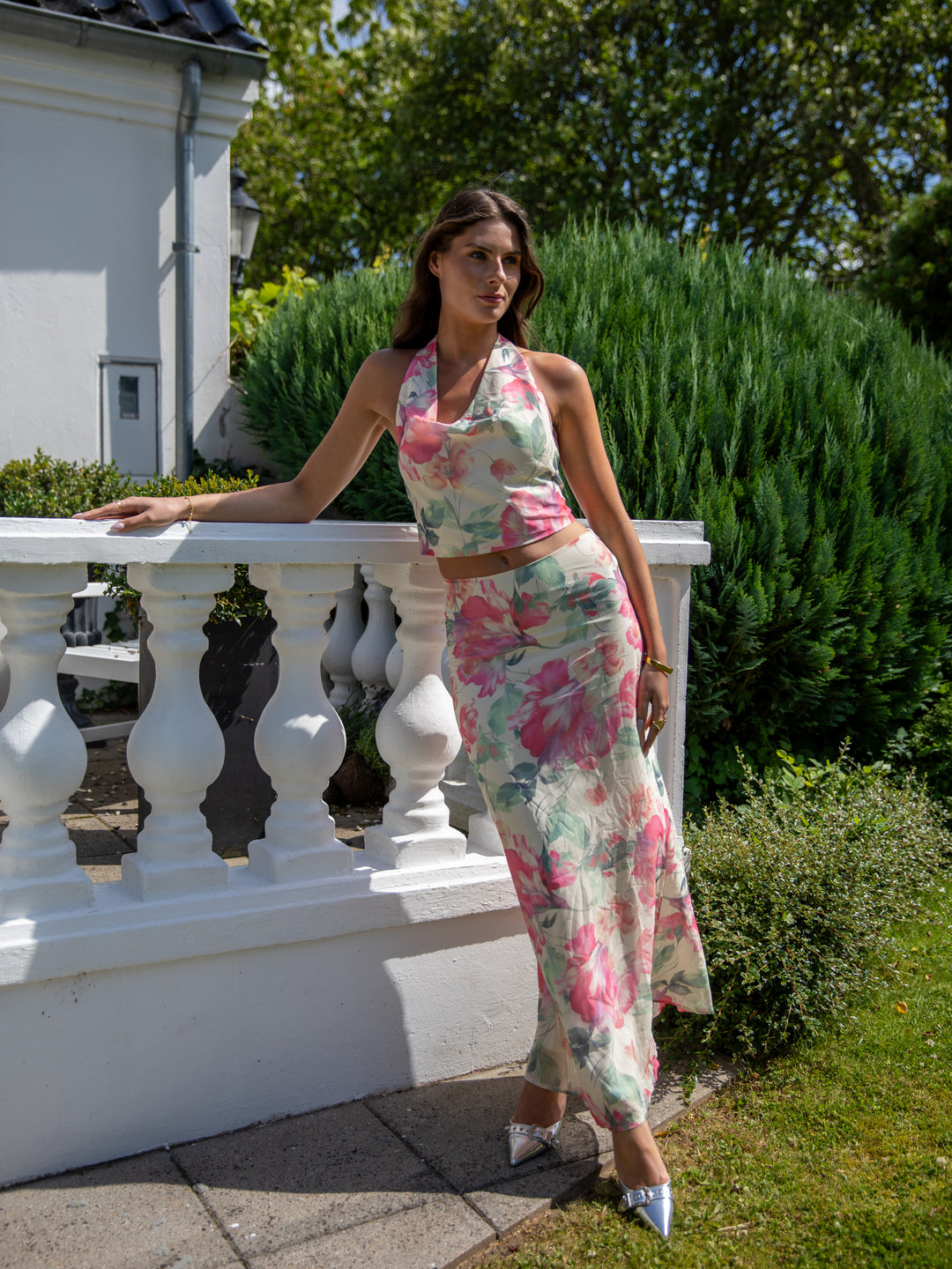 Romi flora top - Blomsterprint