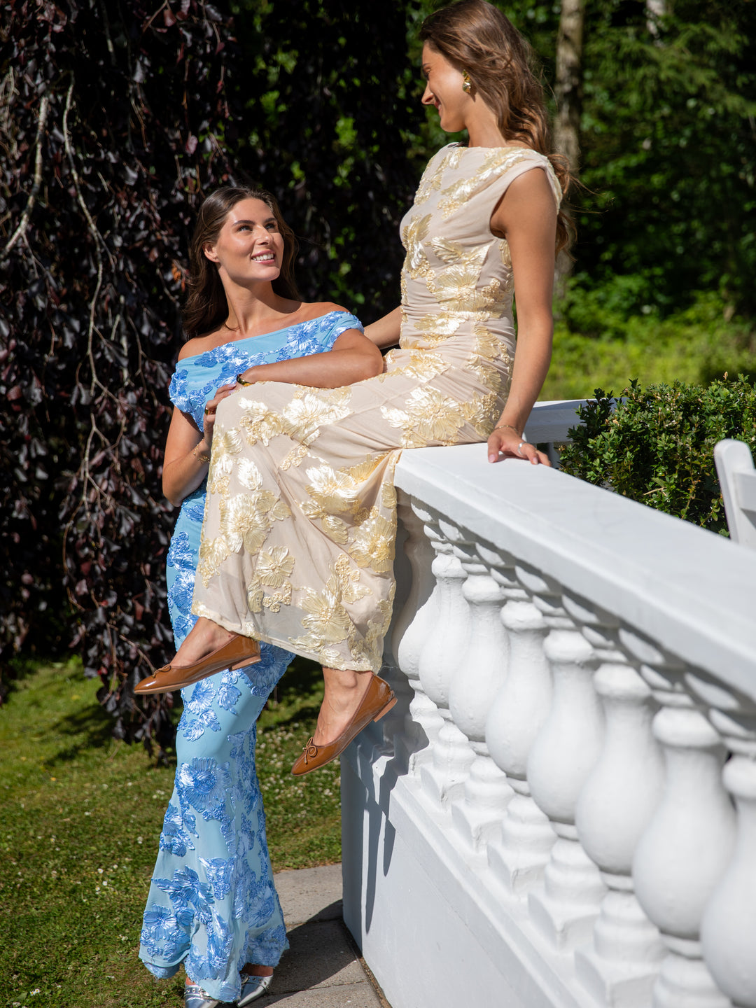 Kivo maxi mesh kjole - Lysegul