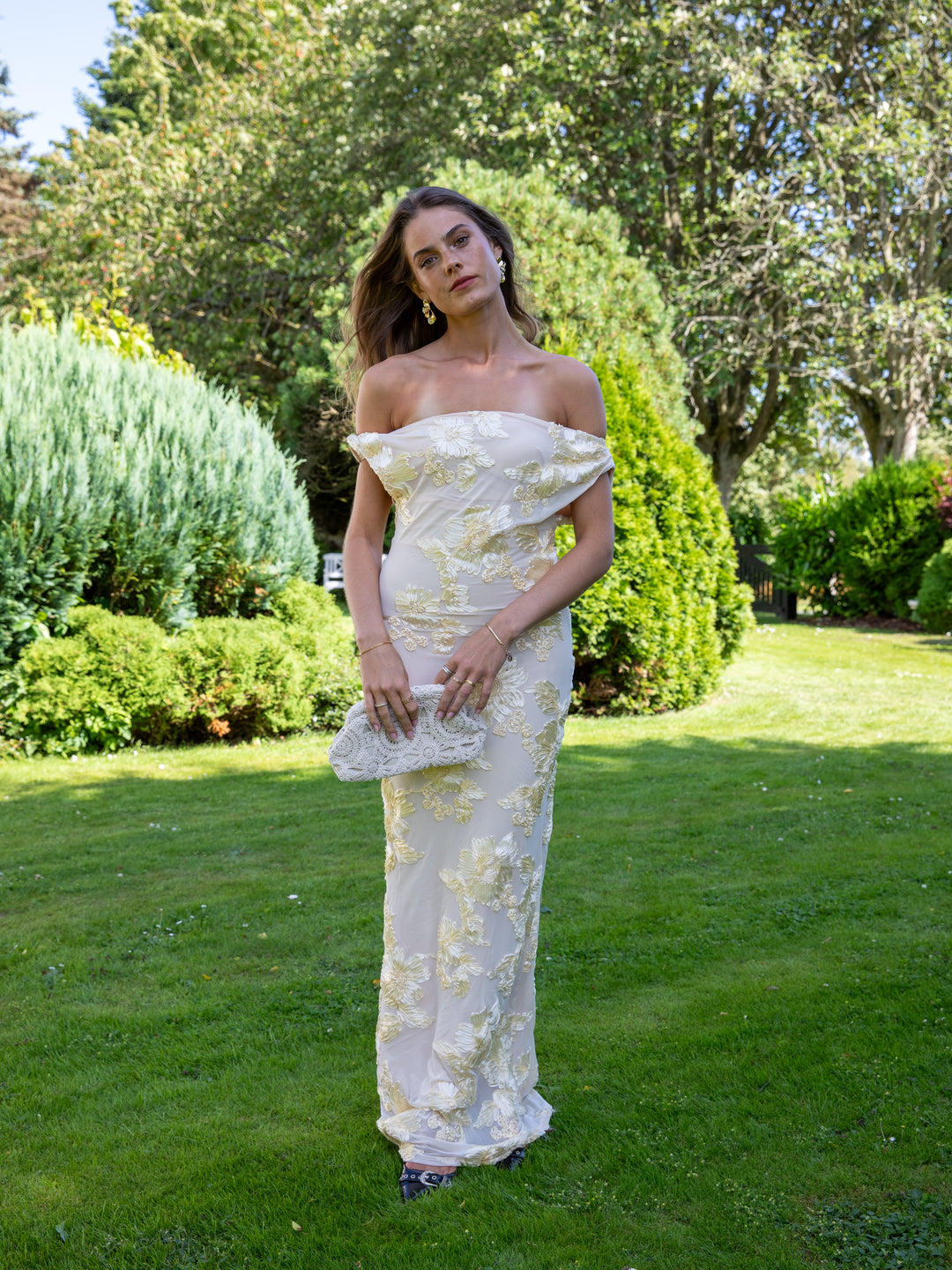 Kivo maxi mesh kjole - Lysegul