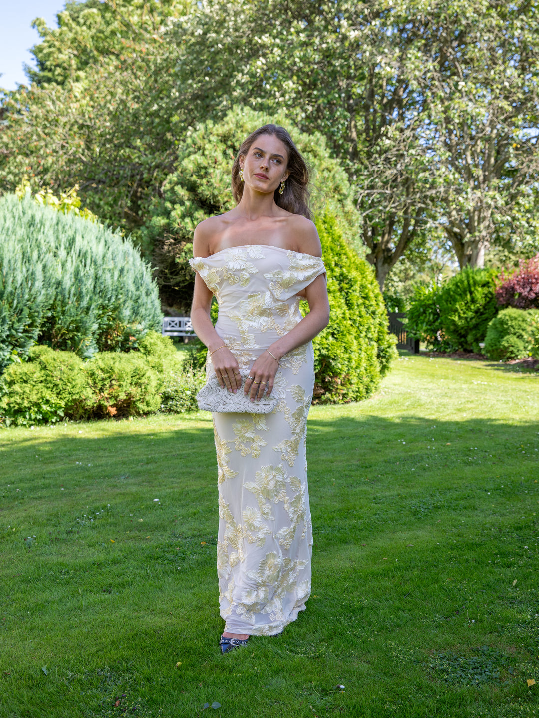 Kivo maxi mesh kjole - Lysegul