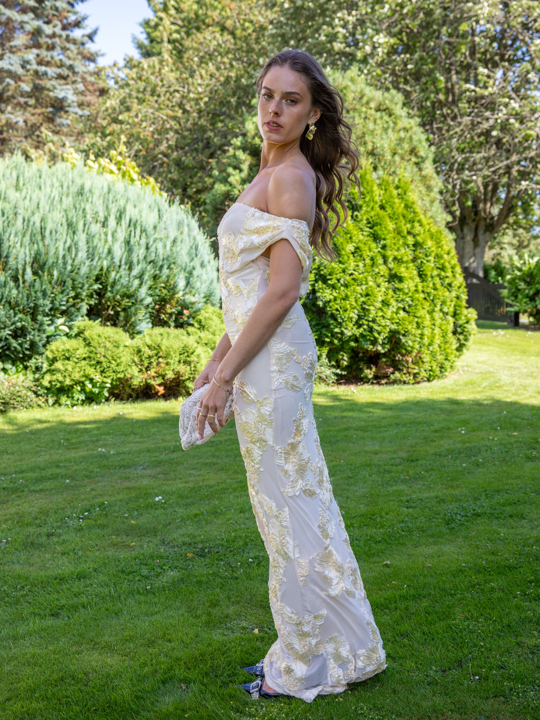 Kivo maxi mesh kjole - Lysegul