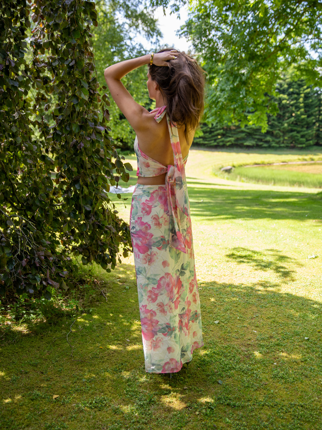 Romi flora top - Blomsterprint