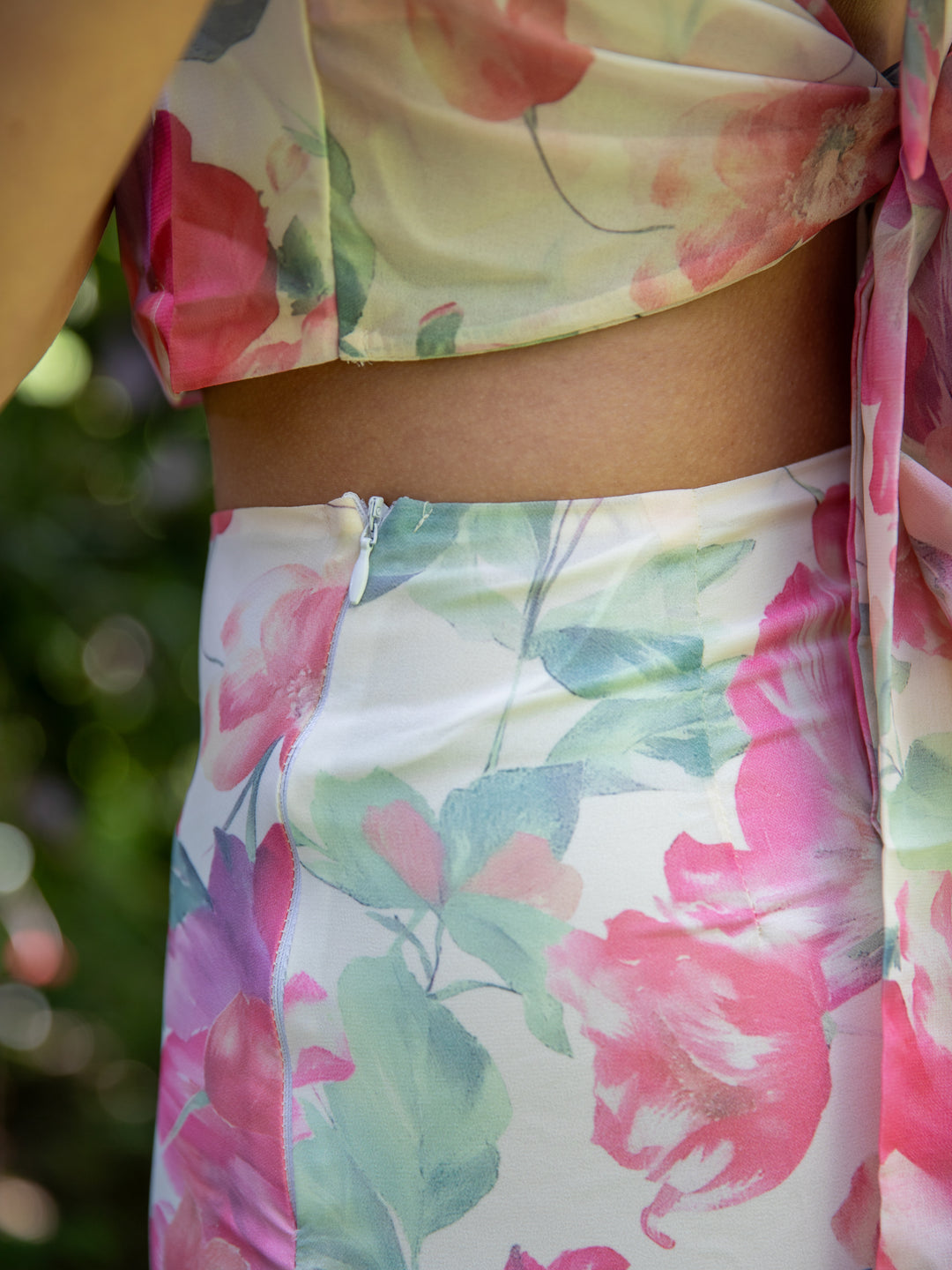 Romi flora nederdel - Blomsterprint