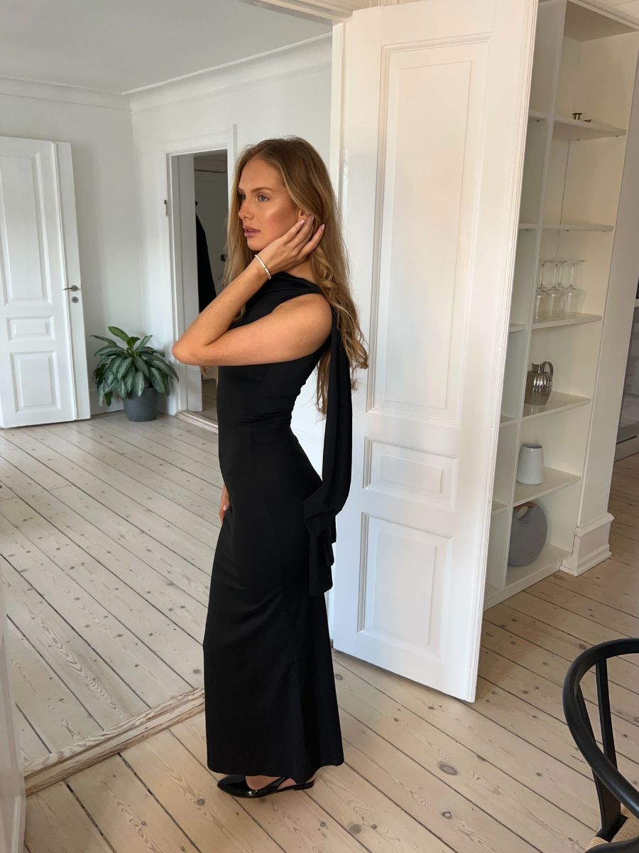 Hannah maxi kjole - Sort