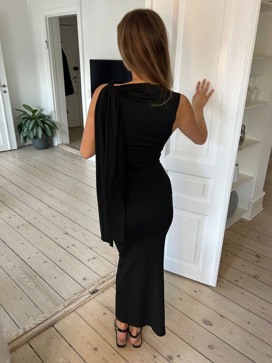 Hannah maxi kjole - Sort