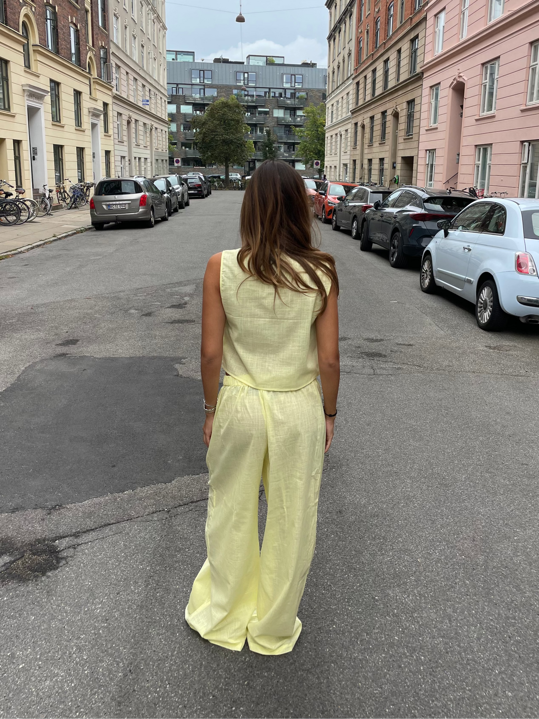 Elva hørbukser - Lysegul