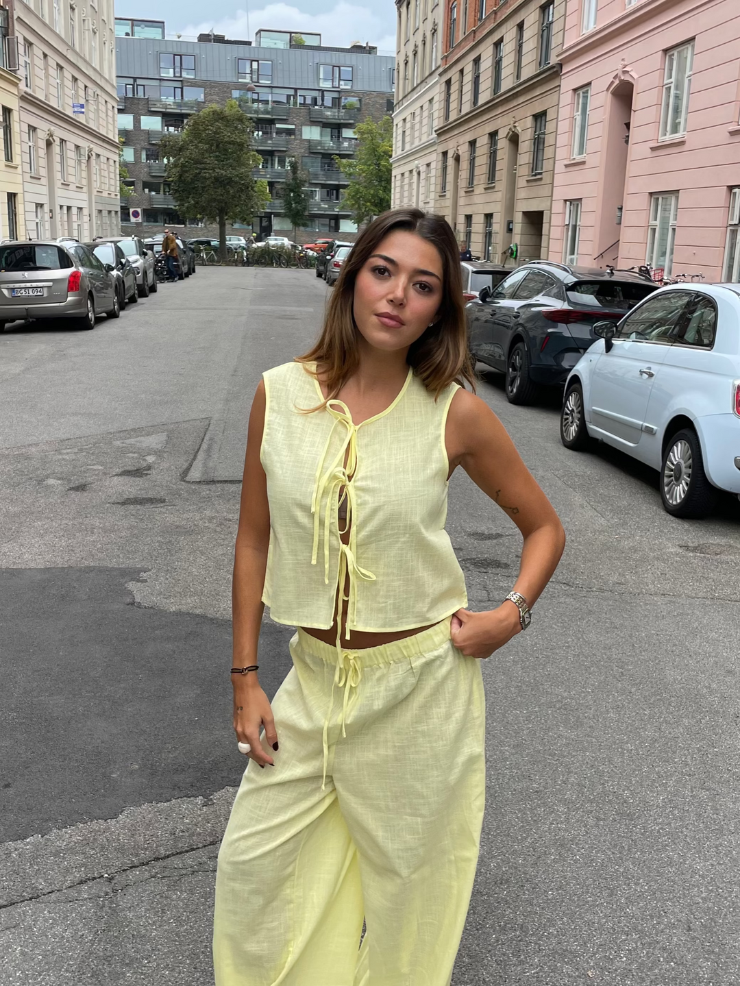 Elva hørvest - Lysegul