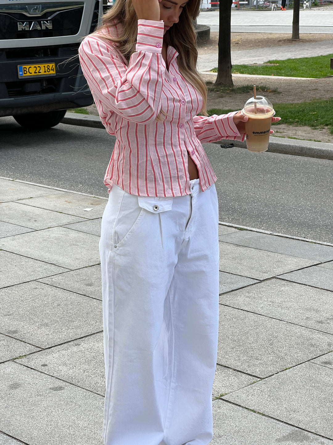 Esme baggy jeans - Hvid