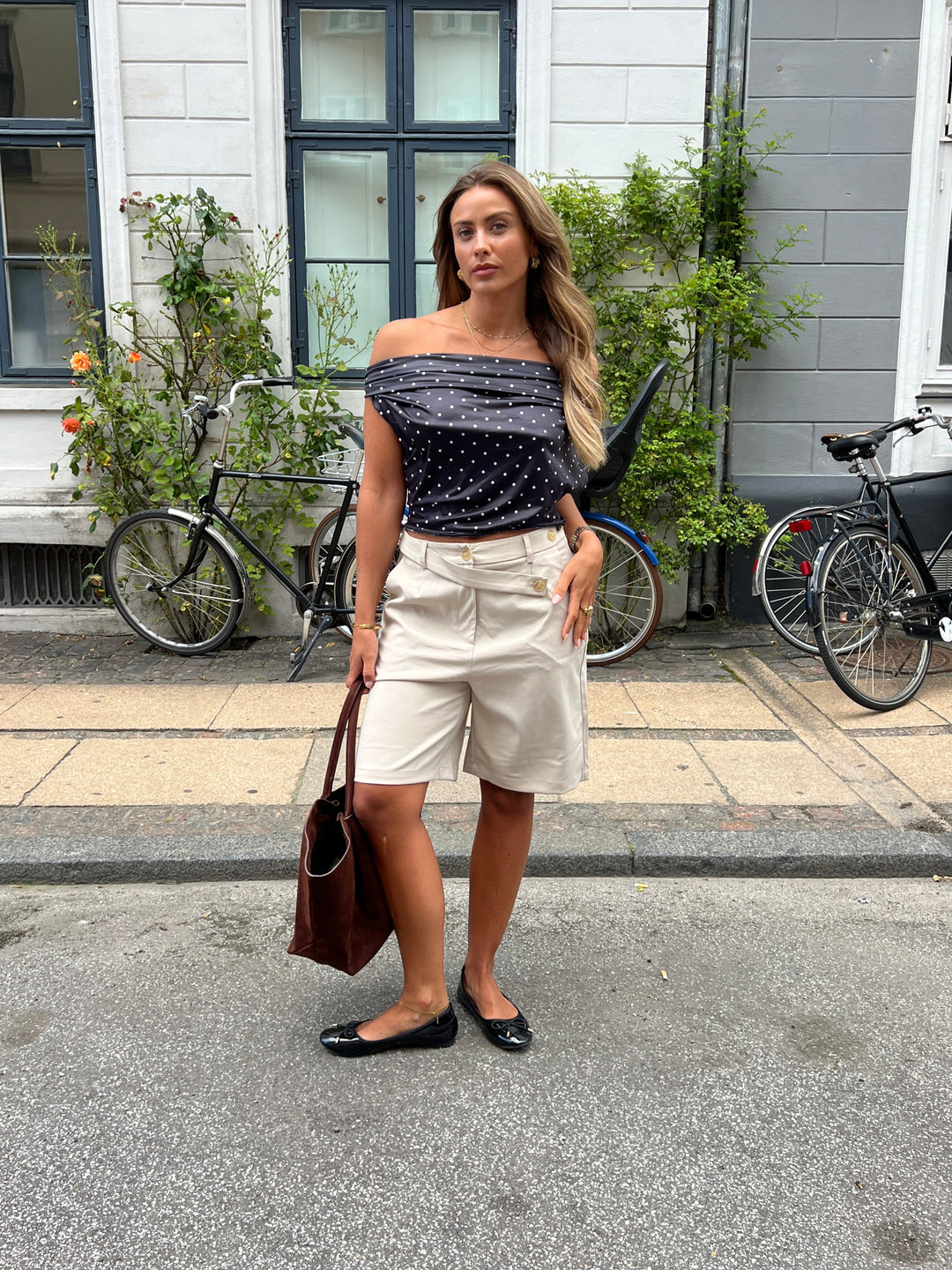 Mira Bermudashorts - Beige