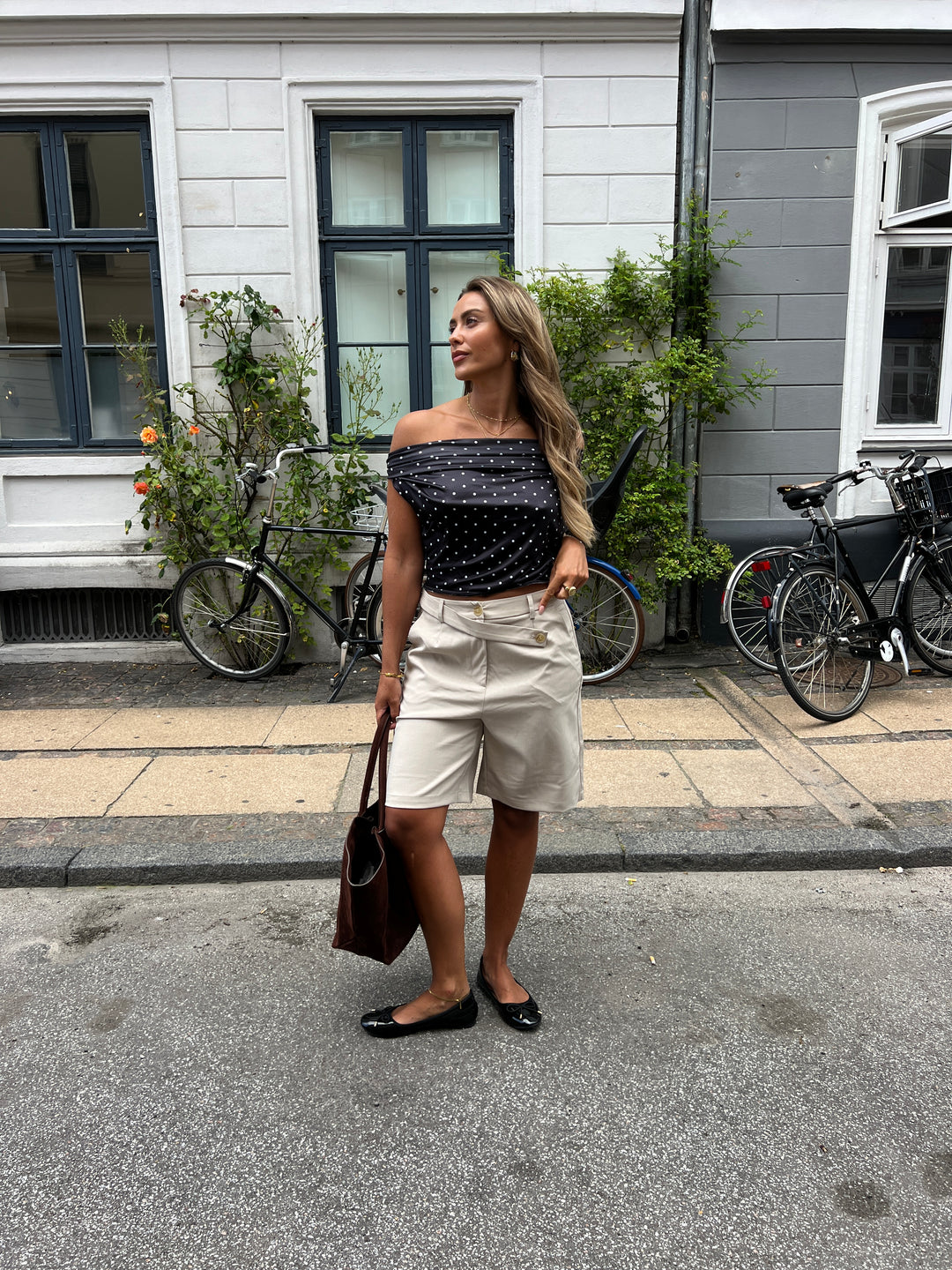 Mira Bermudashorts - Beige