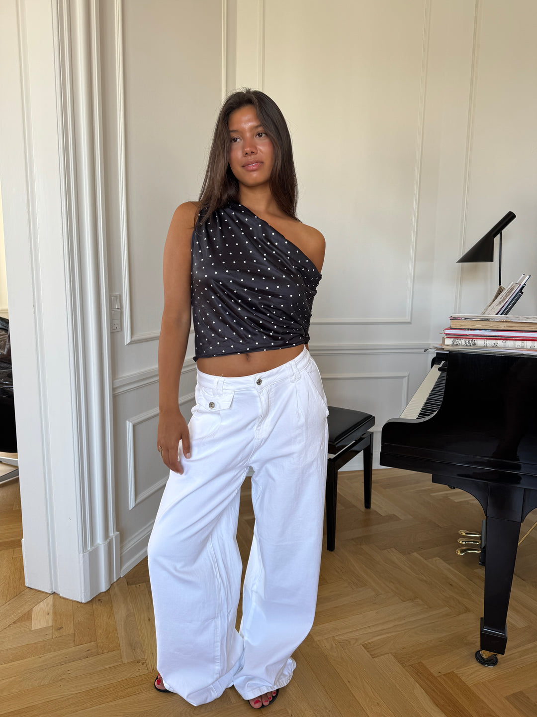 Esme baggy jeans - Hvid