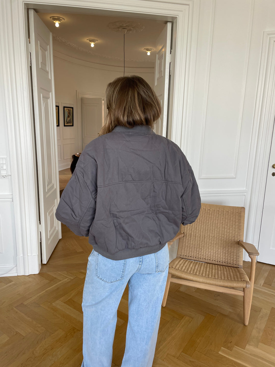 Jose bomber jakke - Mørkegrå