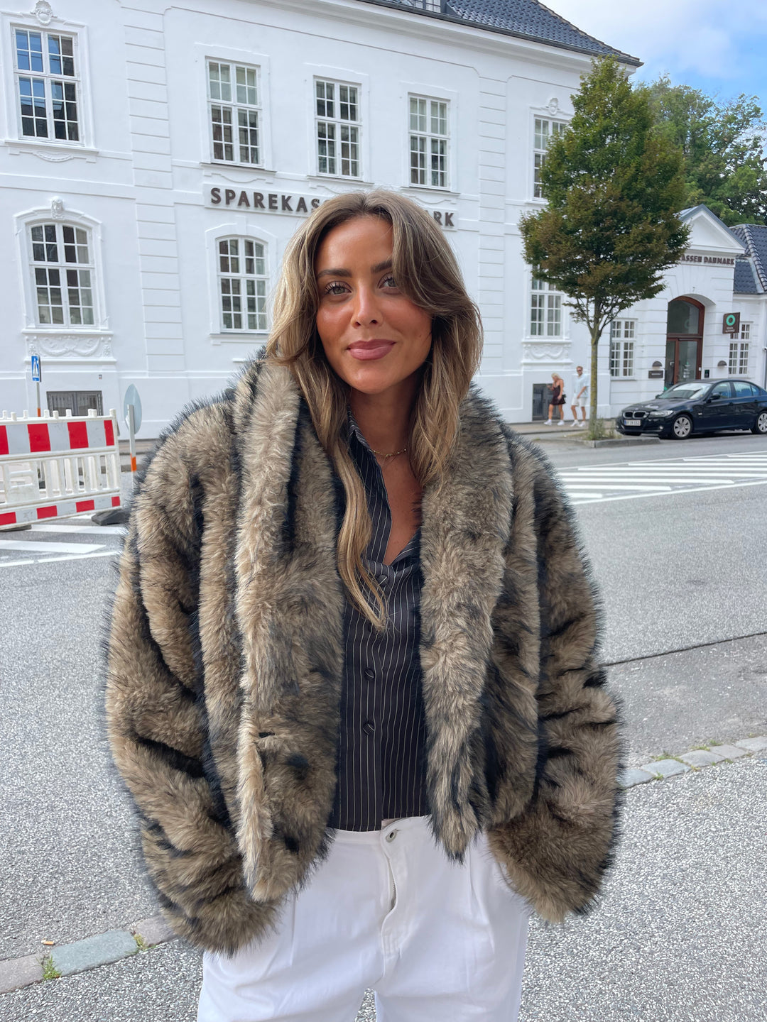 Ziva pelsjakke - Brun