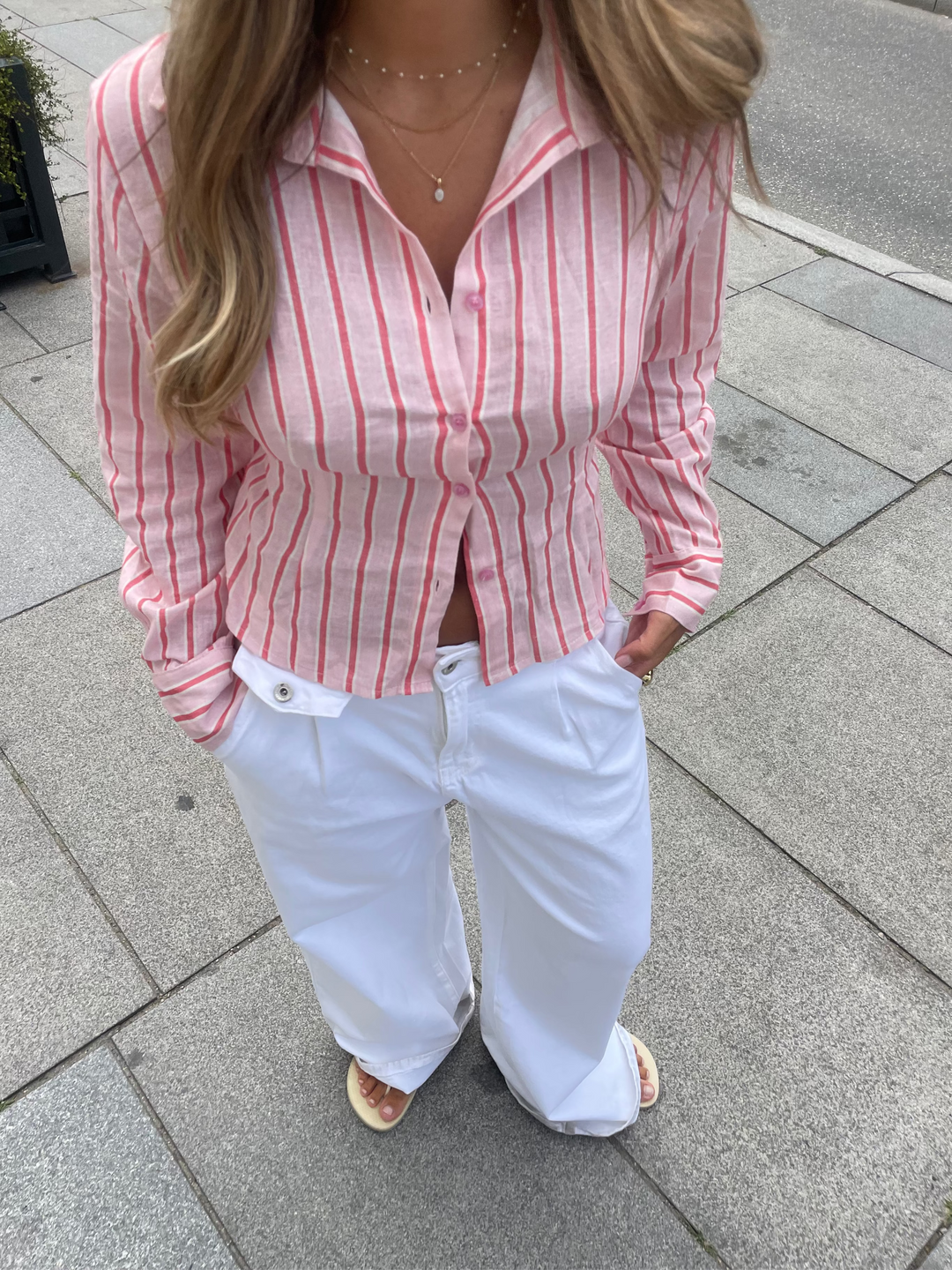 Esme baggy jeans - Hvid