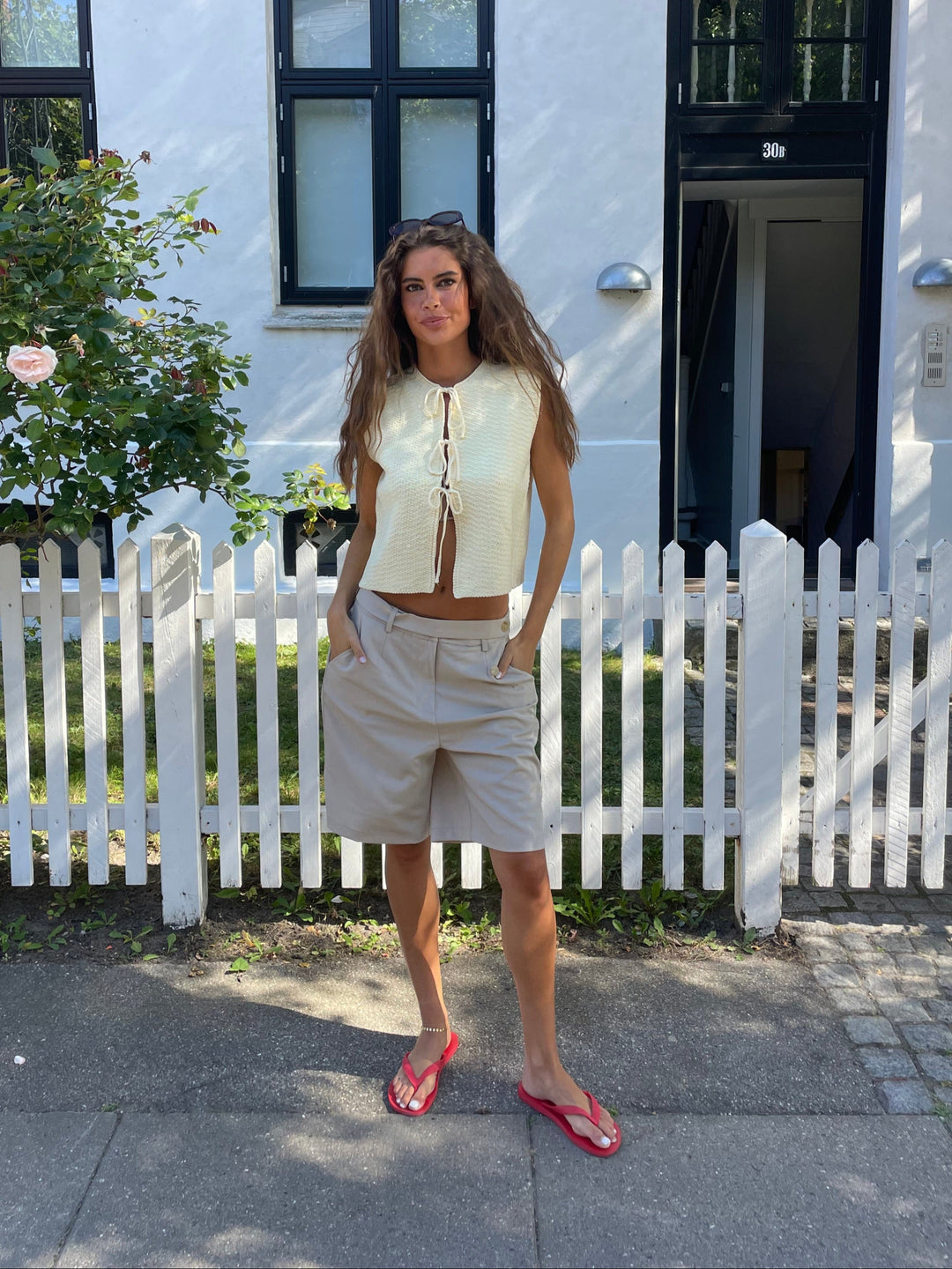 Mira Bermudashorts - Beige