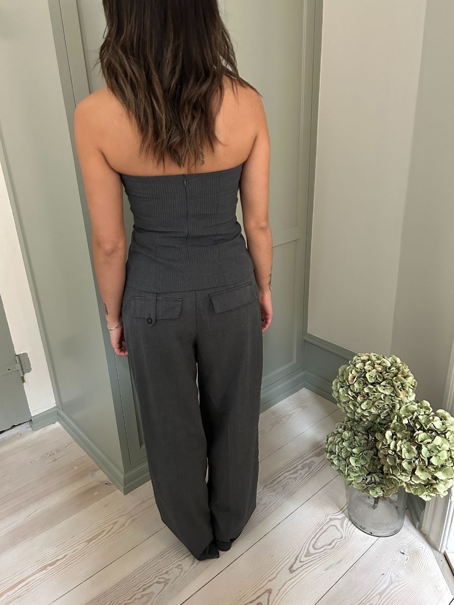 Julia bandeau top - Grå