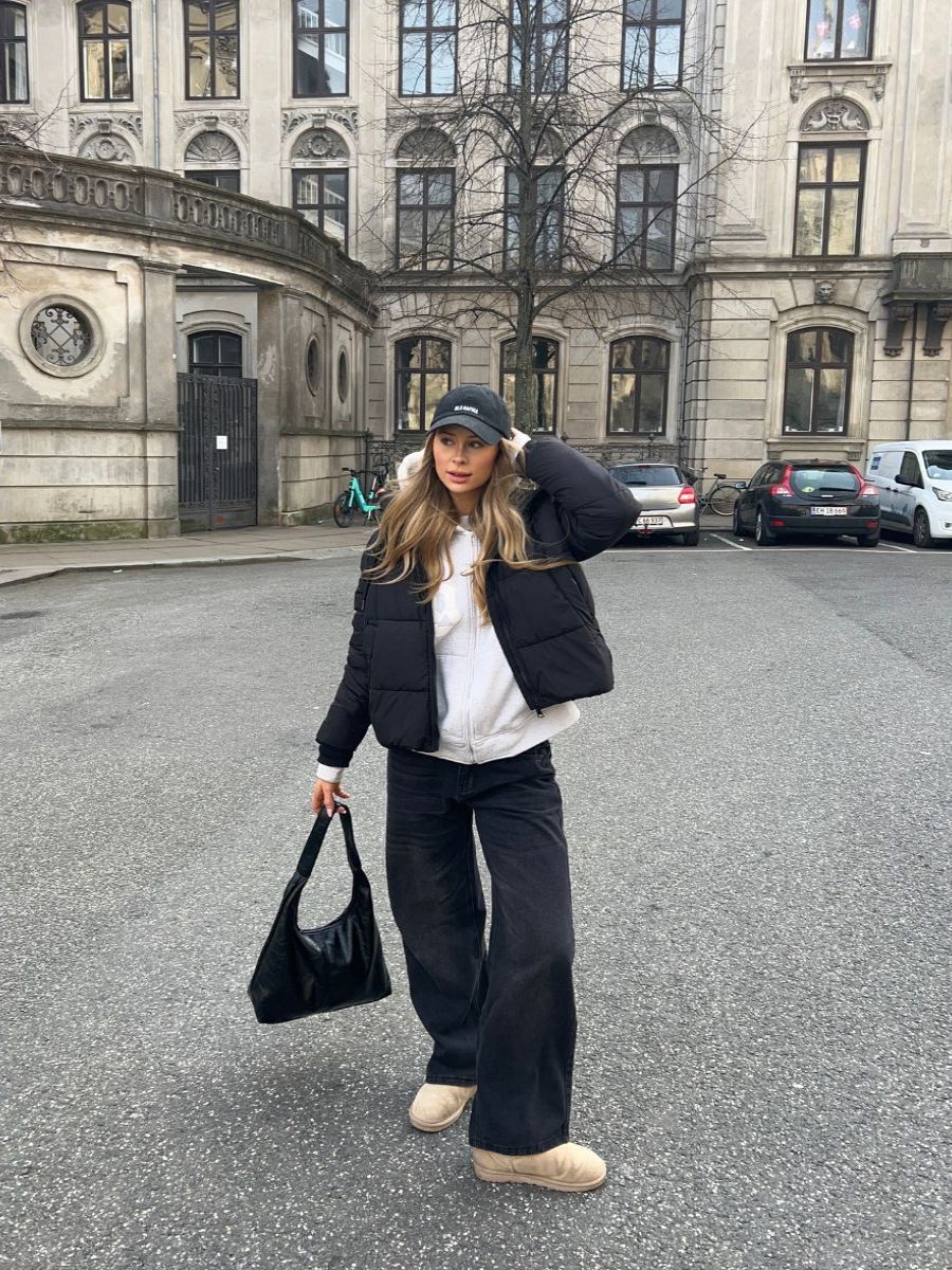 Maddy lavtaljet jeans - Grå