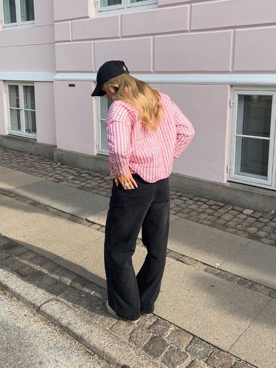 Maddy lavtaljet jeans - Grå