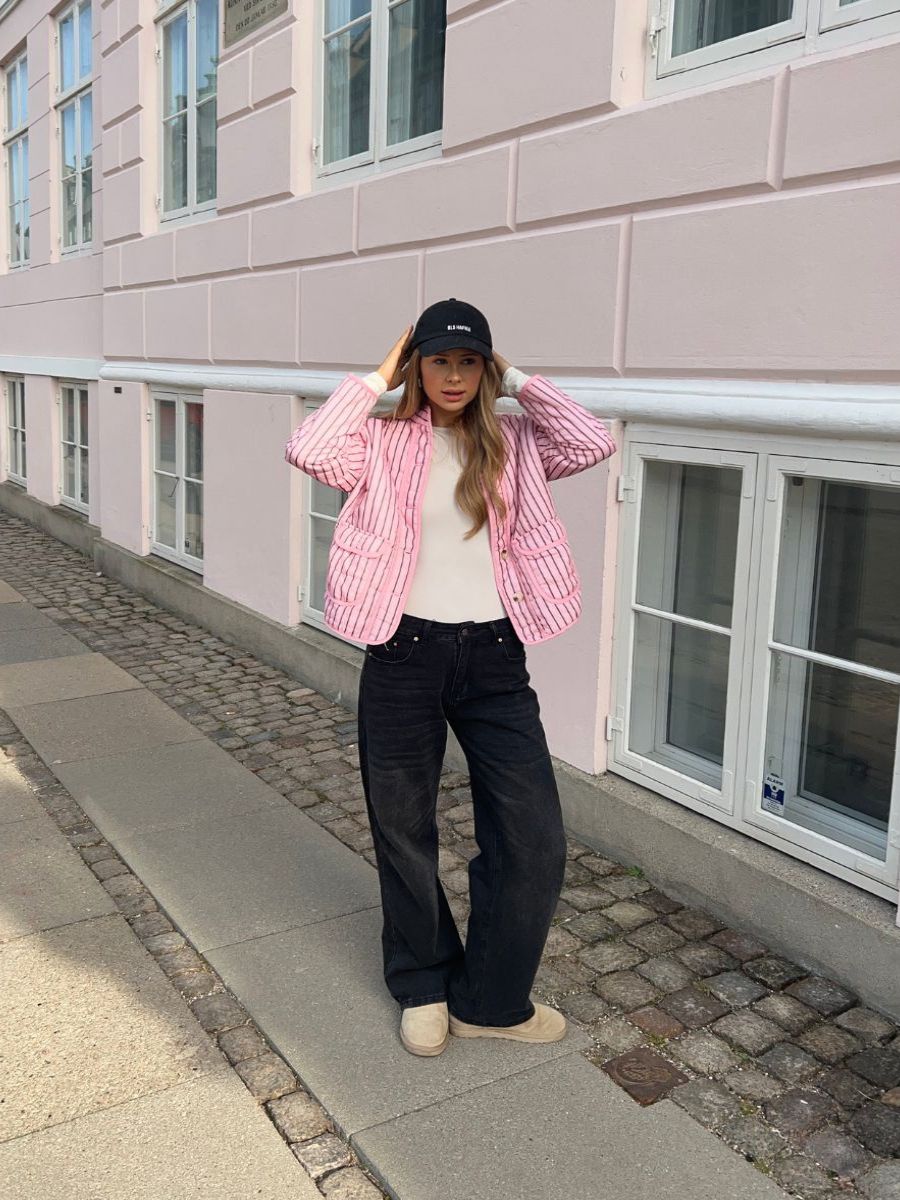Maddy lavtaljet jeans - Grå