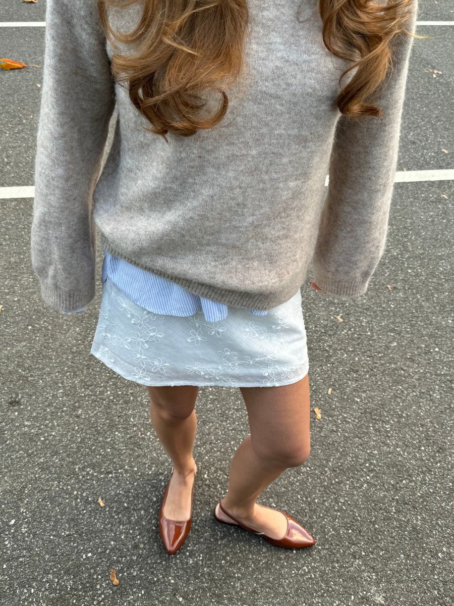 Noelle nederdel - Hvid