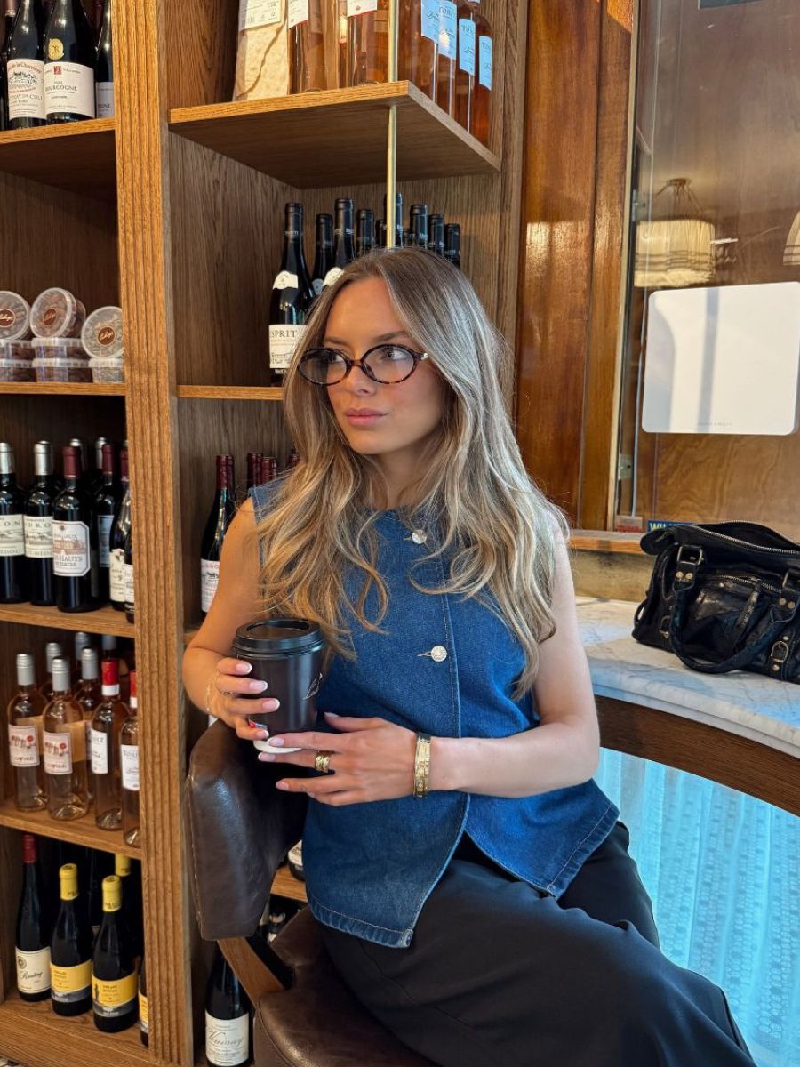 Thea denim top