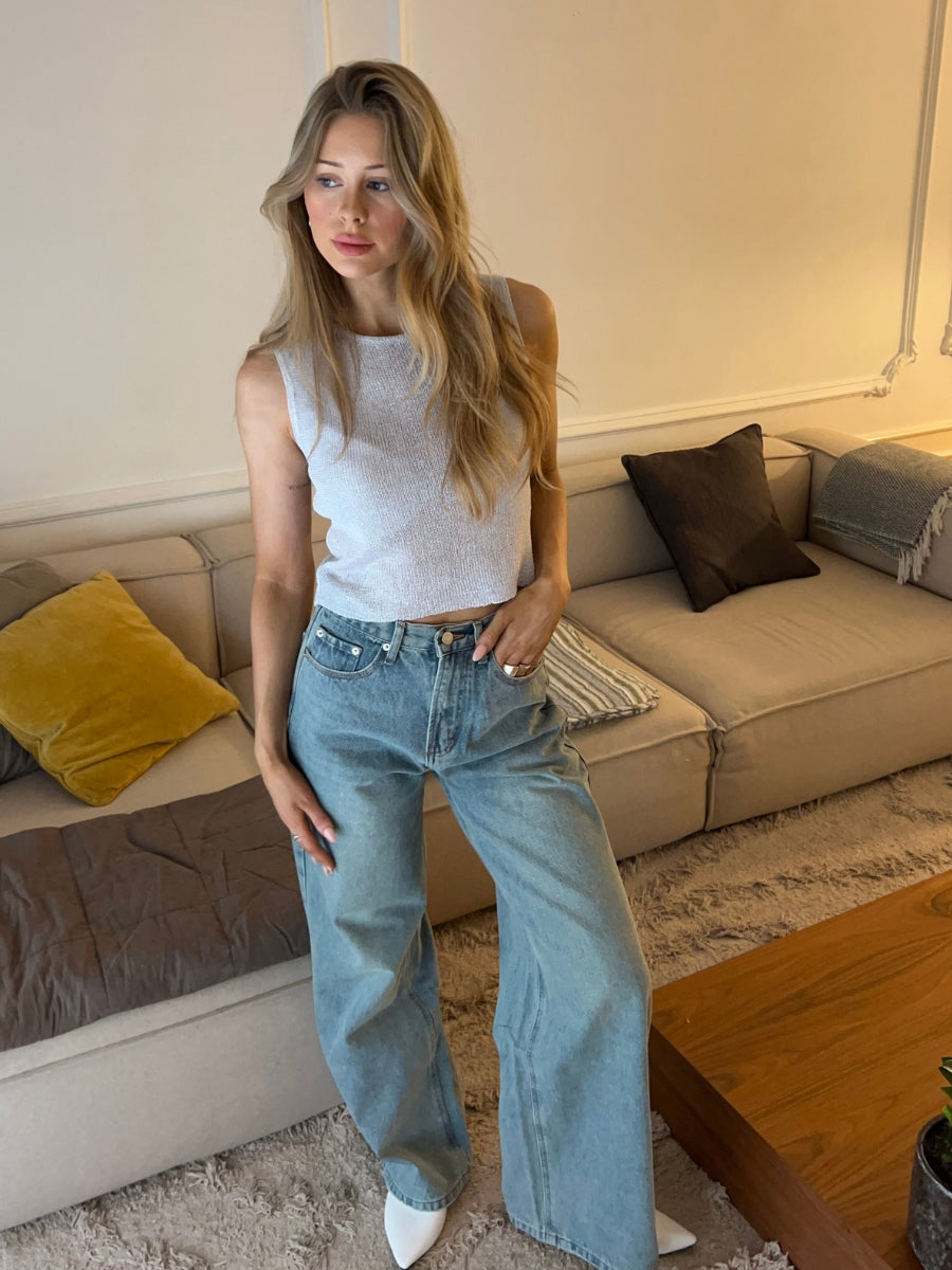 Zoe denim jeans - Lyseblå