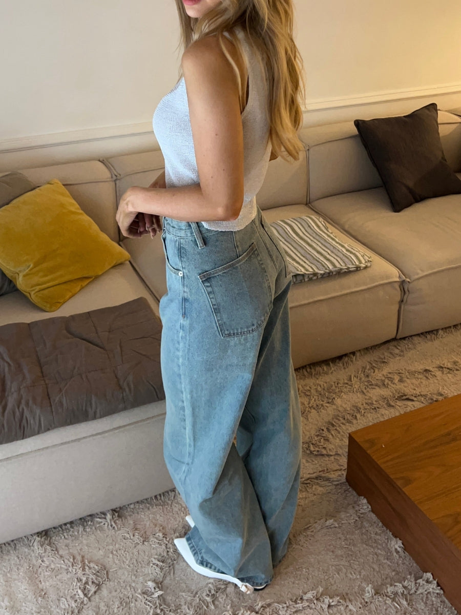 Zoe denim jeans - Lyseblå
