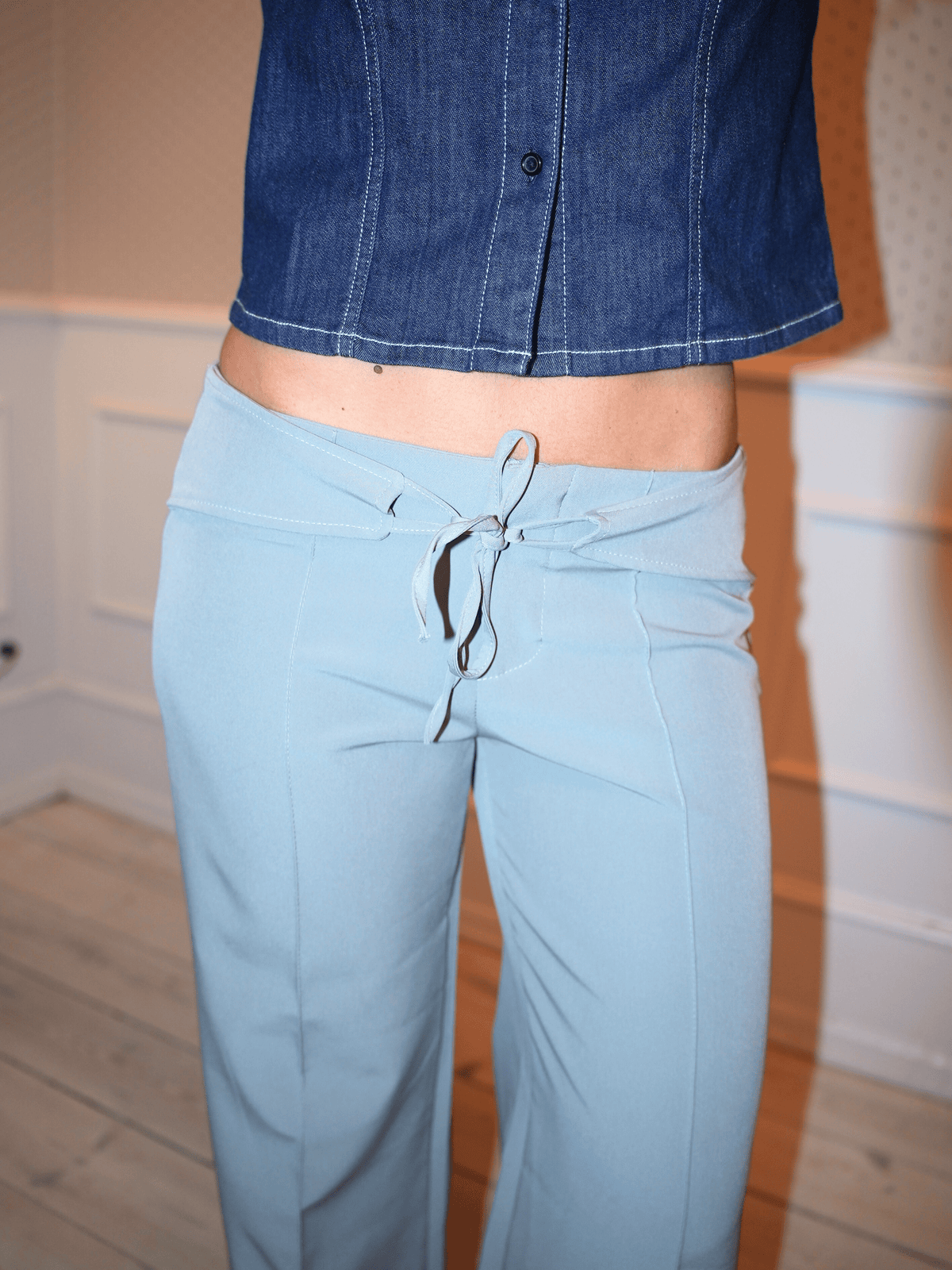 Kaia Lavtaljet Suit Pants Beige