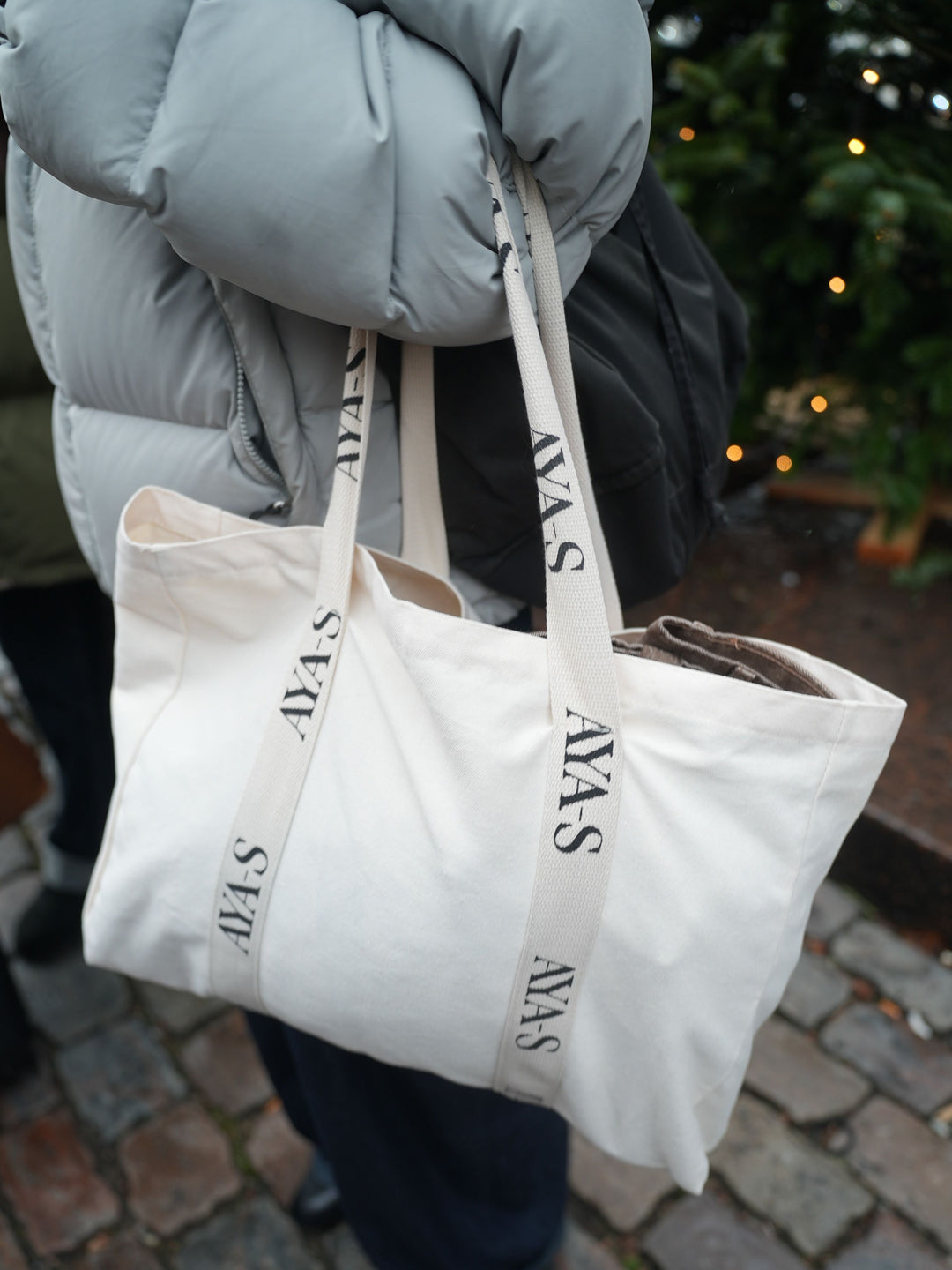 AYA-S logo tote bag