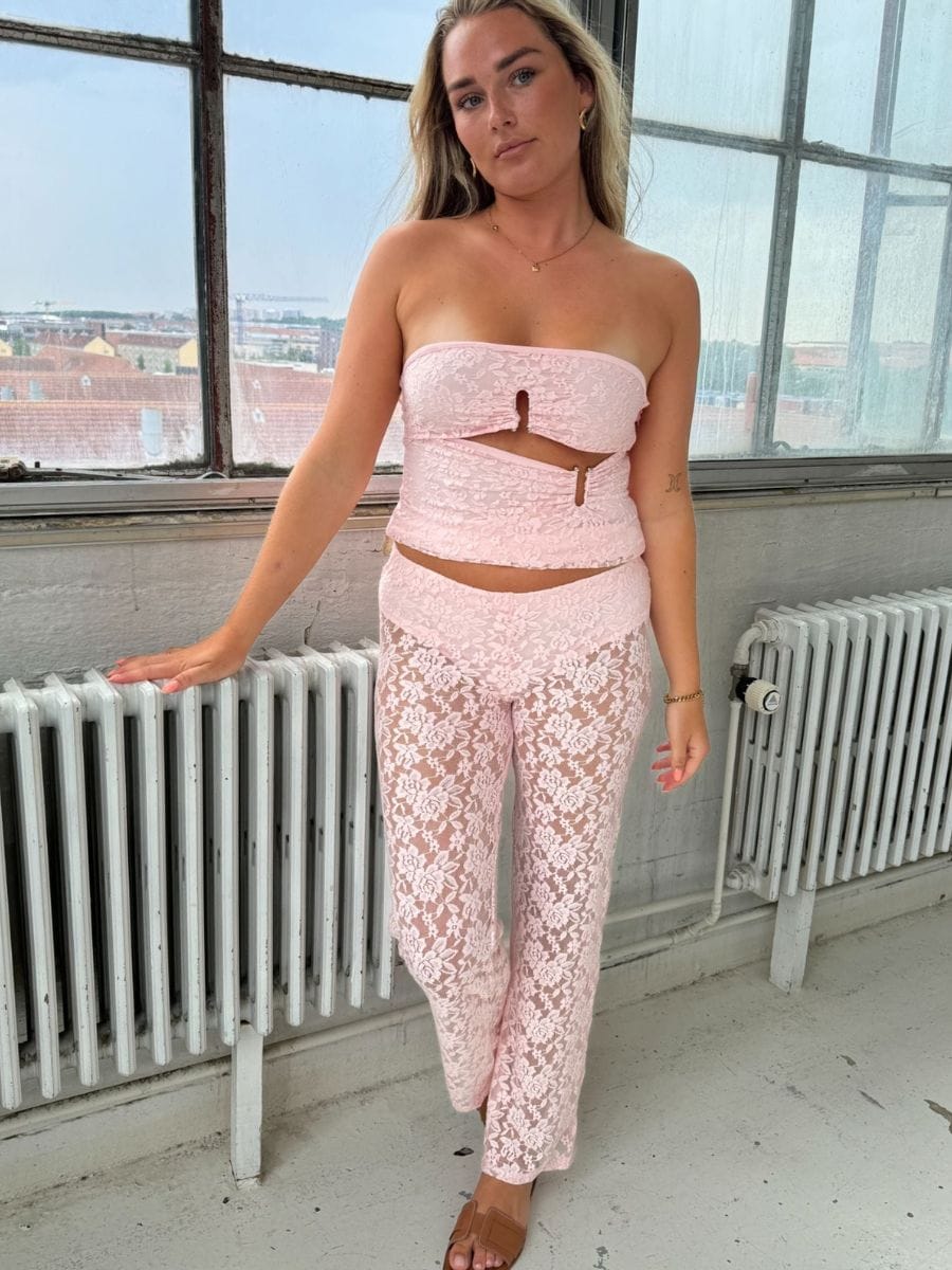 Alma Blonde Top Lyserød