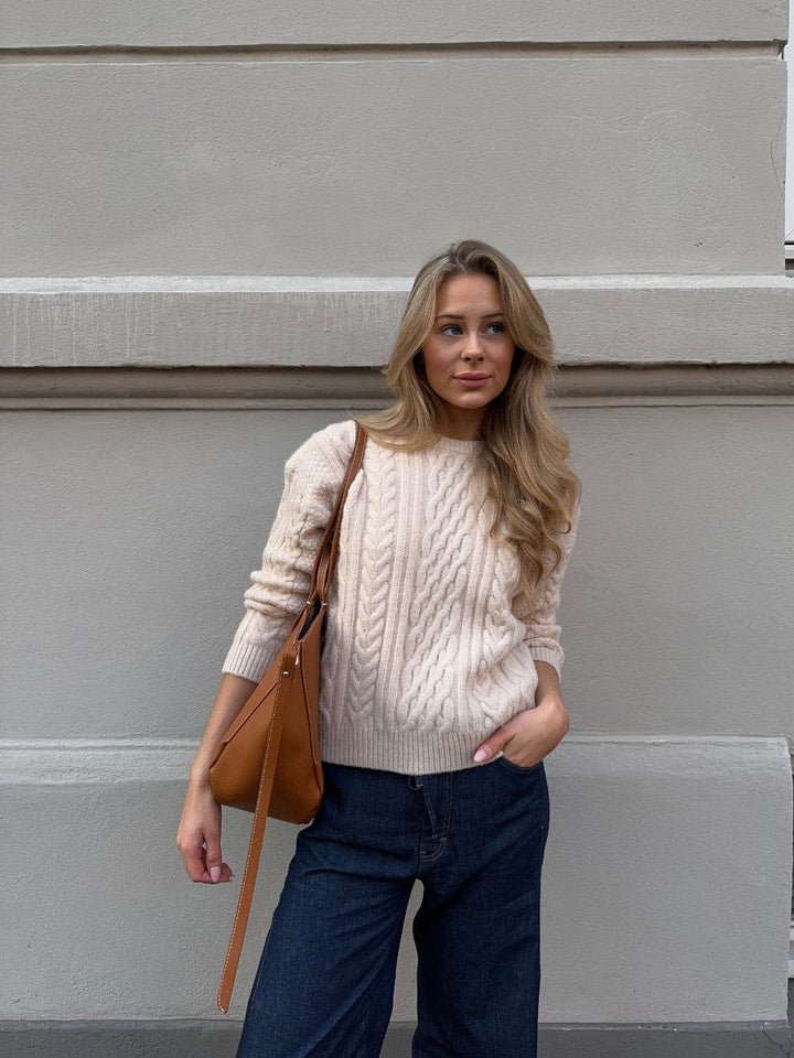 Astrid strik - Beige