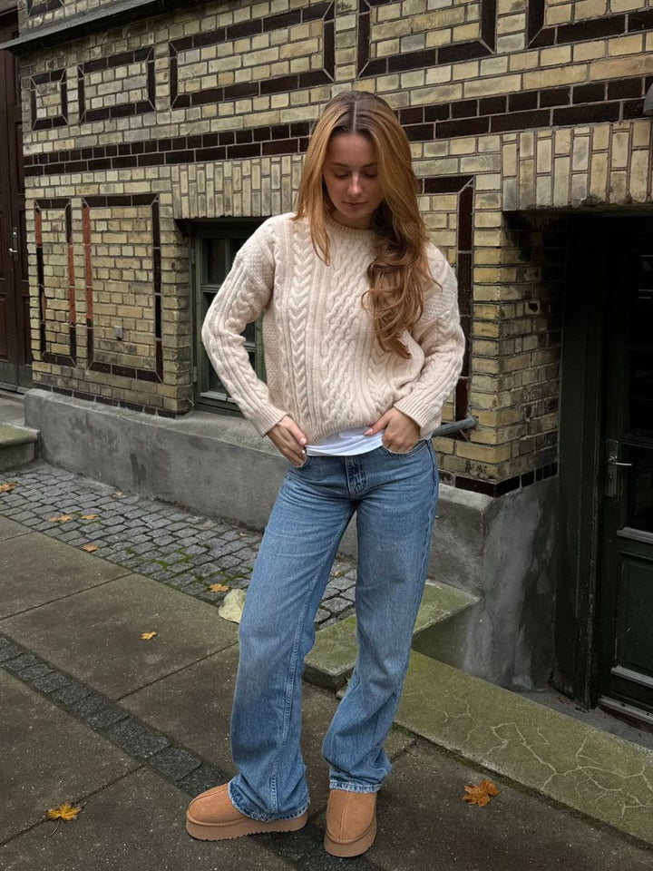 Astrid strik - Beige