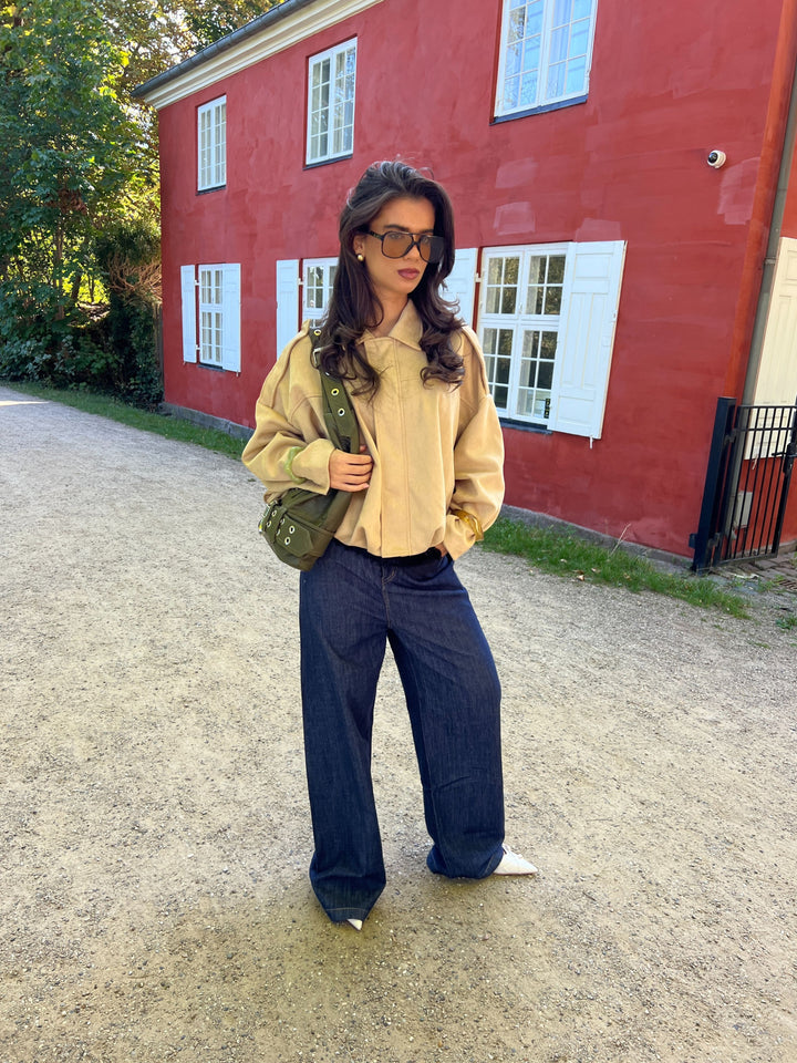 Ayla buckle skuldertaske - Grøn