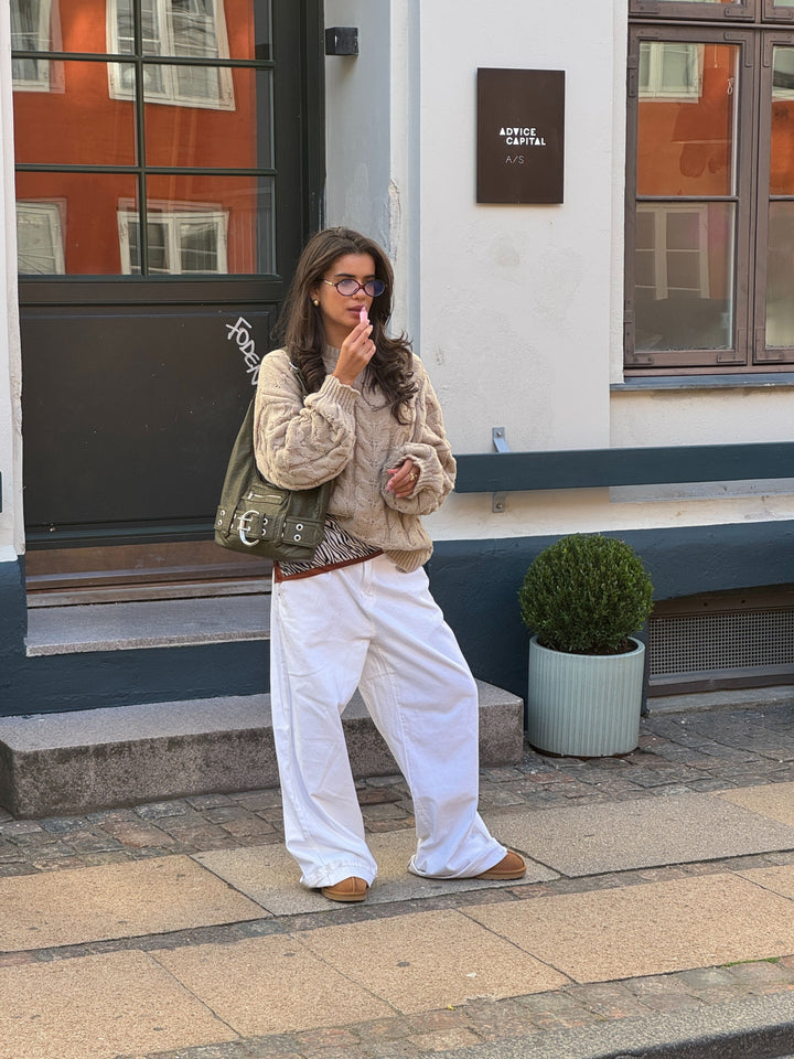 Ayla buckle skuldertaske - Grøn