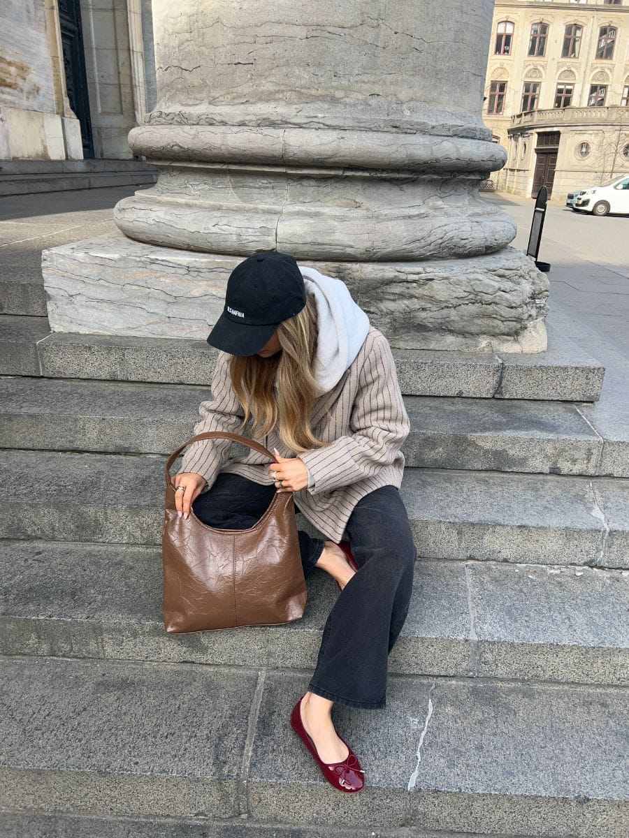 Bea Skuldertaske Brun
