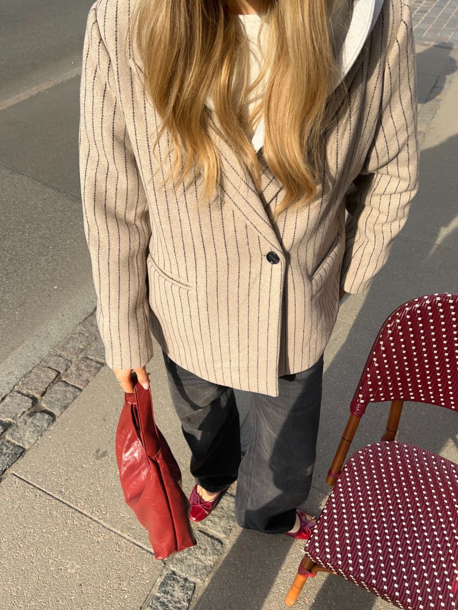Bea skuldertaske - Burgundy