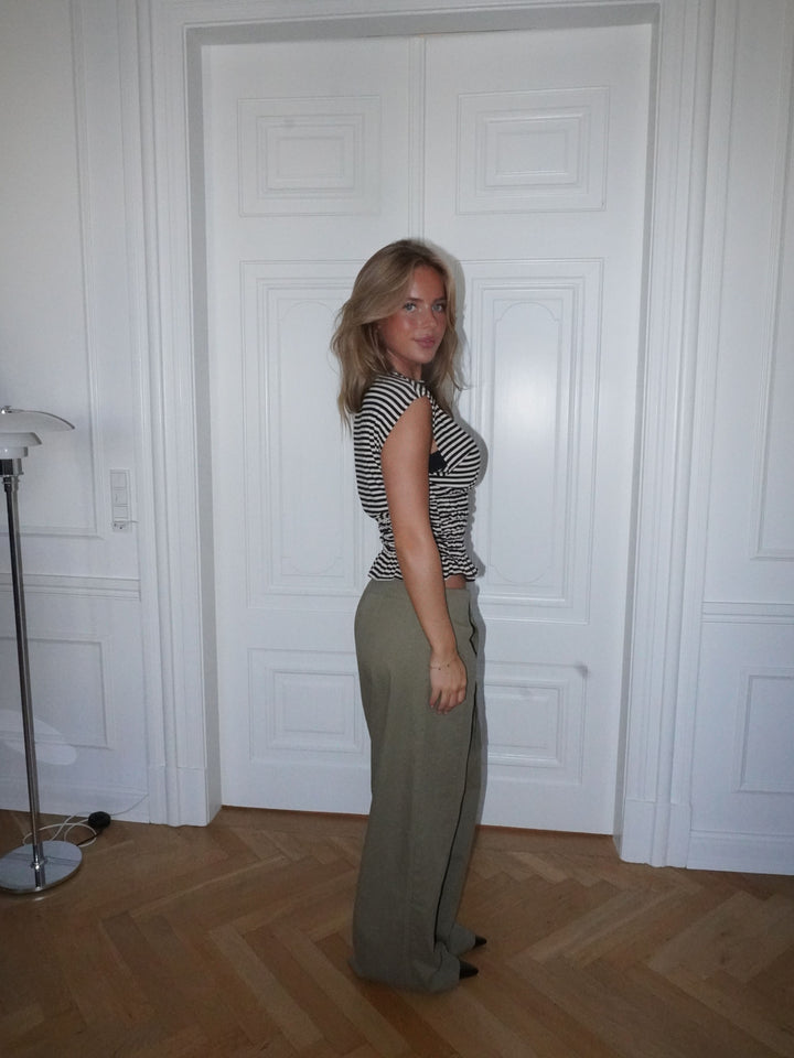 Claire bælte pants - Grøn