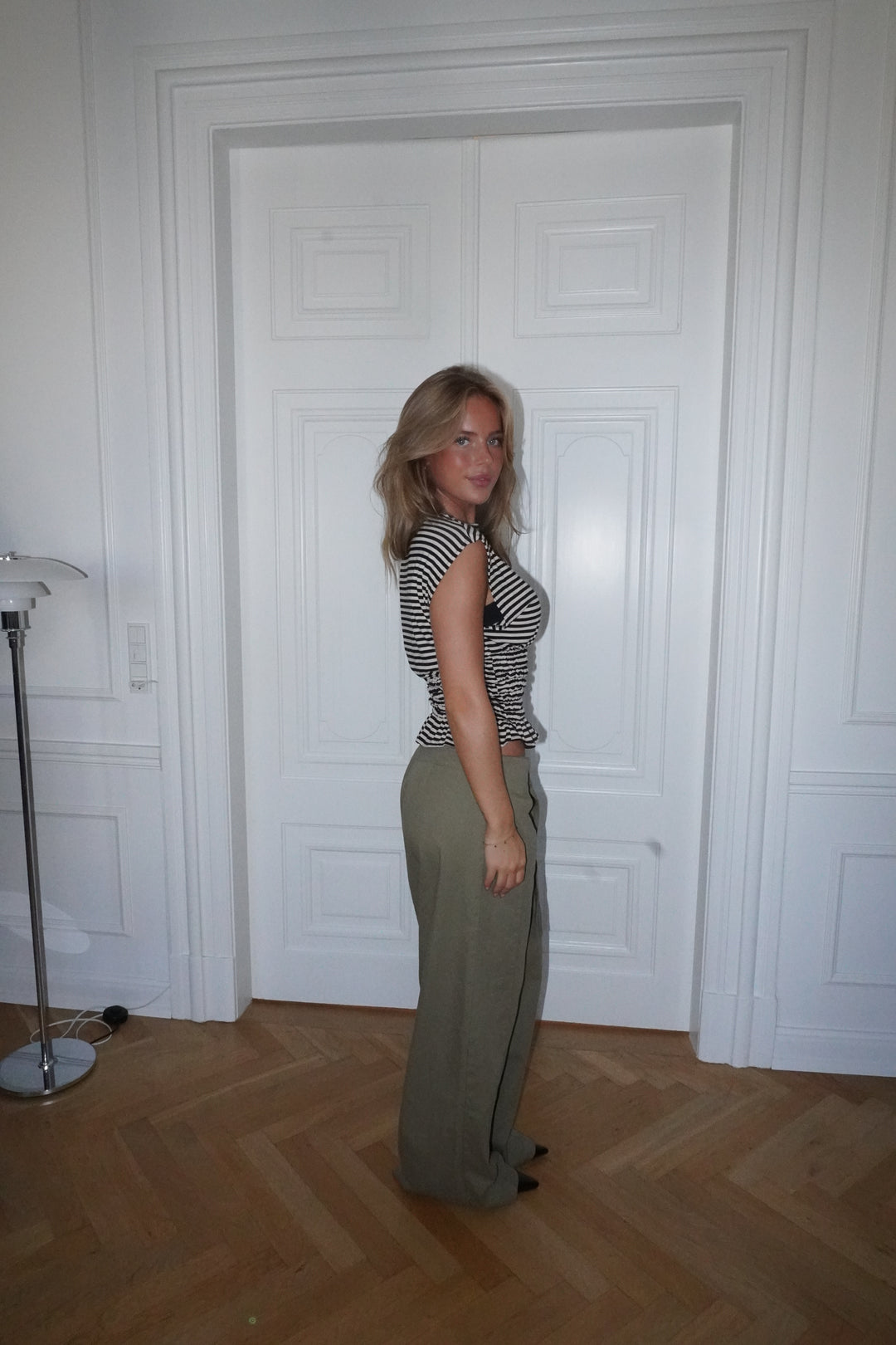 Claire bælte pants - Grøn