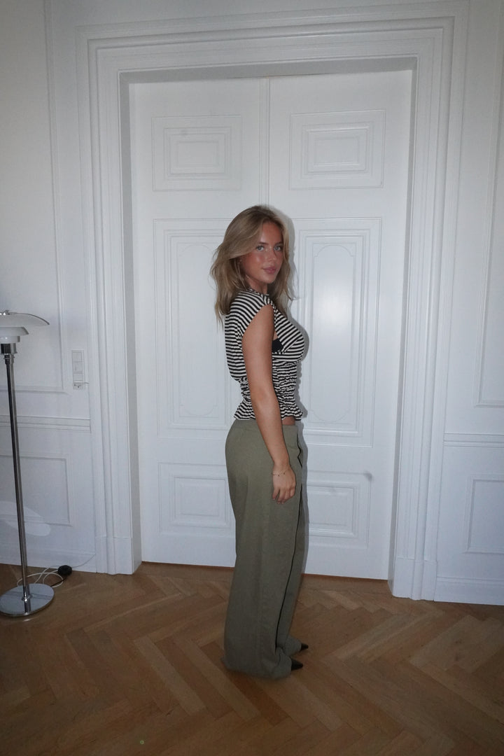 Claire bælte pants - Grøn